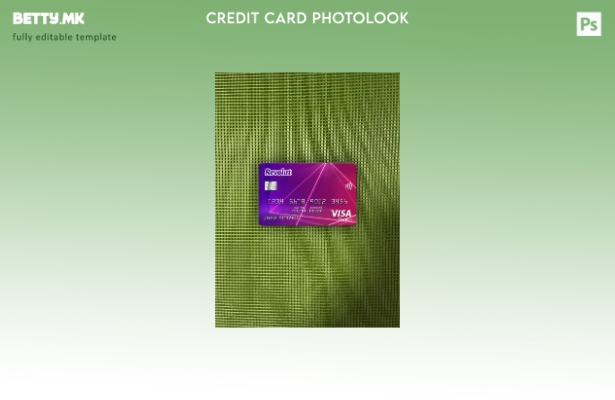 модерен стил Обединетото Кралство Revolut виза картичка photolook пред шаблон